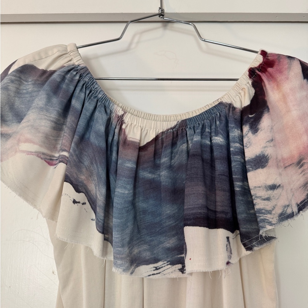 Go by GoSilk Washable Silk Off Shoulder Dress S - Picture 6 of 6